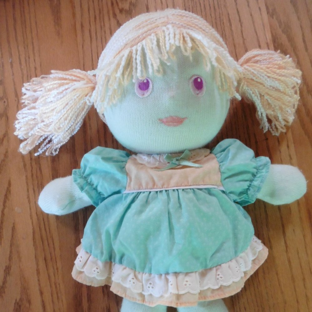 Vintage Playskool "Grandma's Marshamallow Baby" doll with original dress.